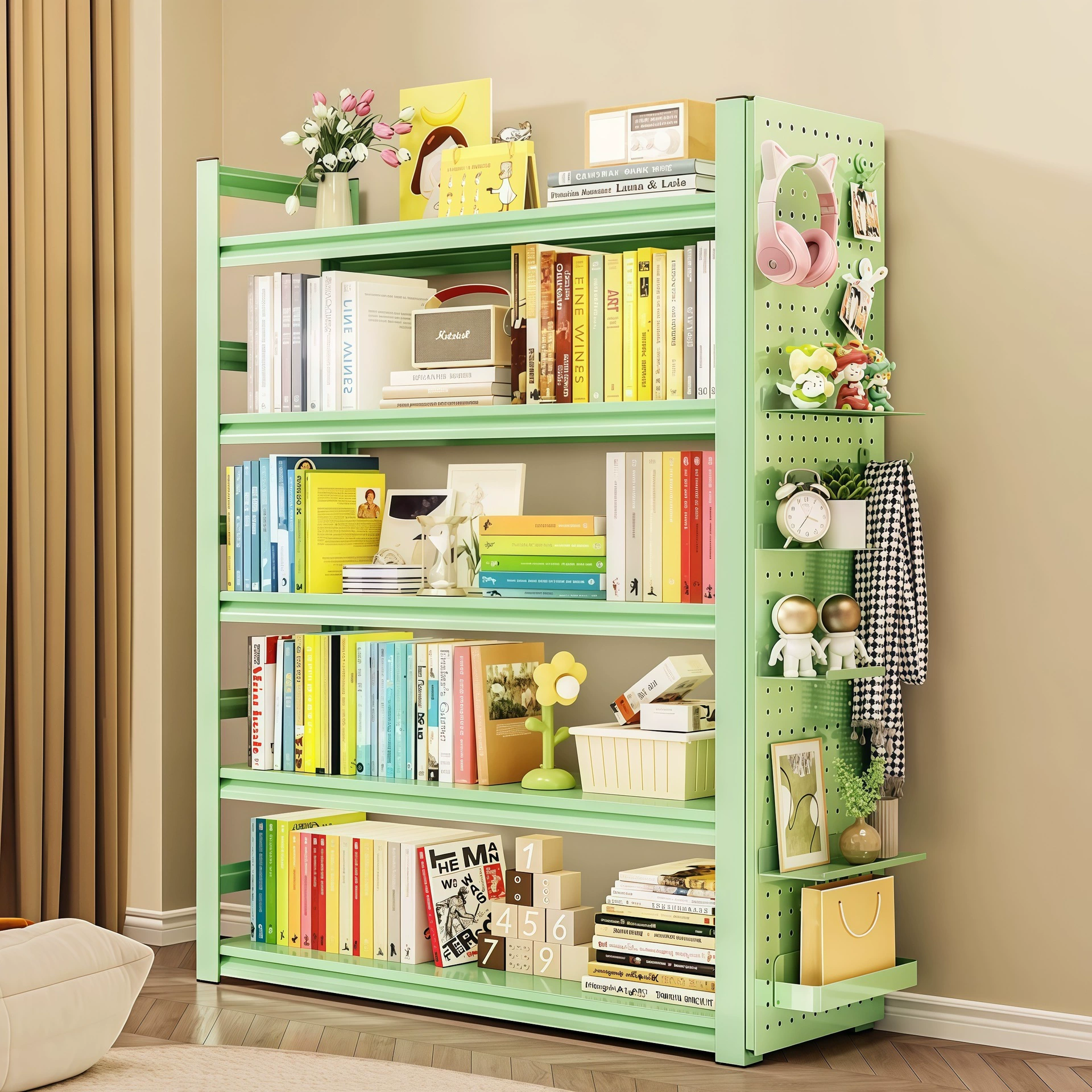 Многоярусный стеллаж для хранения, органайзер для гостиной, книжная полка, органайзер для кладовой, напольный стеллаж для подвала