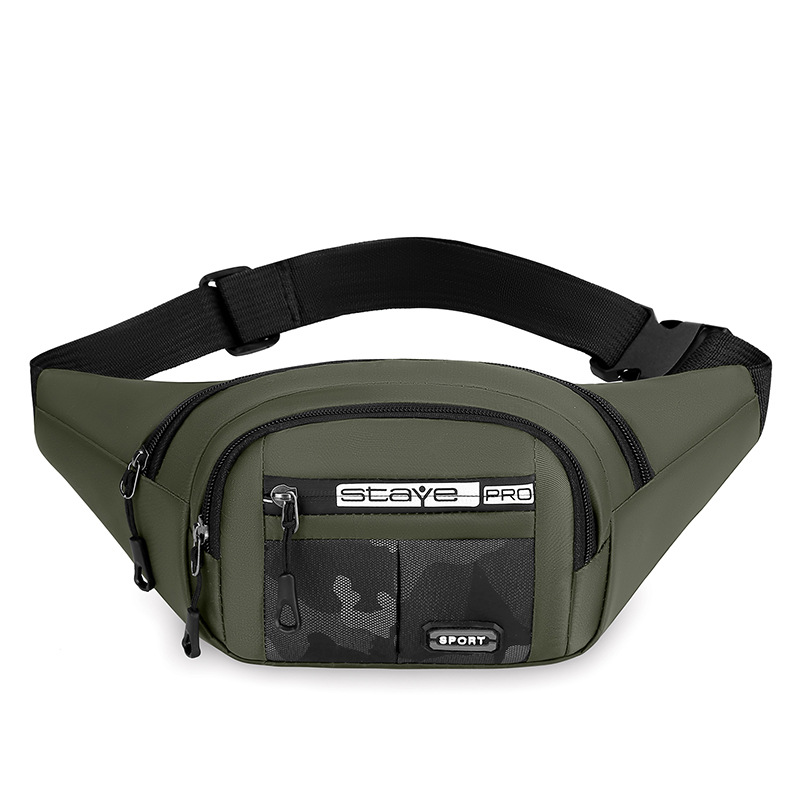 Bolsa de cintura para hombres ligera y casual para hombres con teléfonos móviles multifuncional para uso seco bolso de cintura resistente al desgaste anti-spersión bolso de mochila