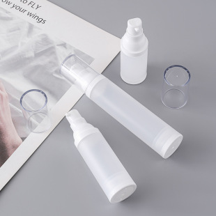in stock 20 ml30ml50ml Frosted Small Capacity PP Plastic Cosmetic Packaging Vacuum Press Essence Bottled