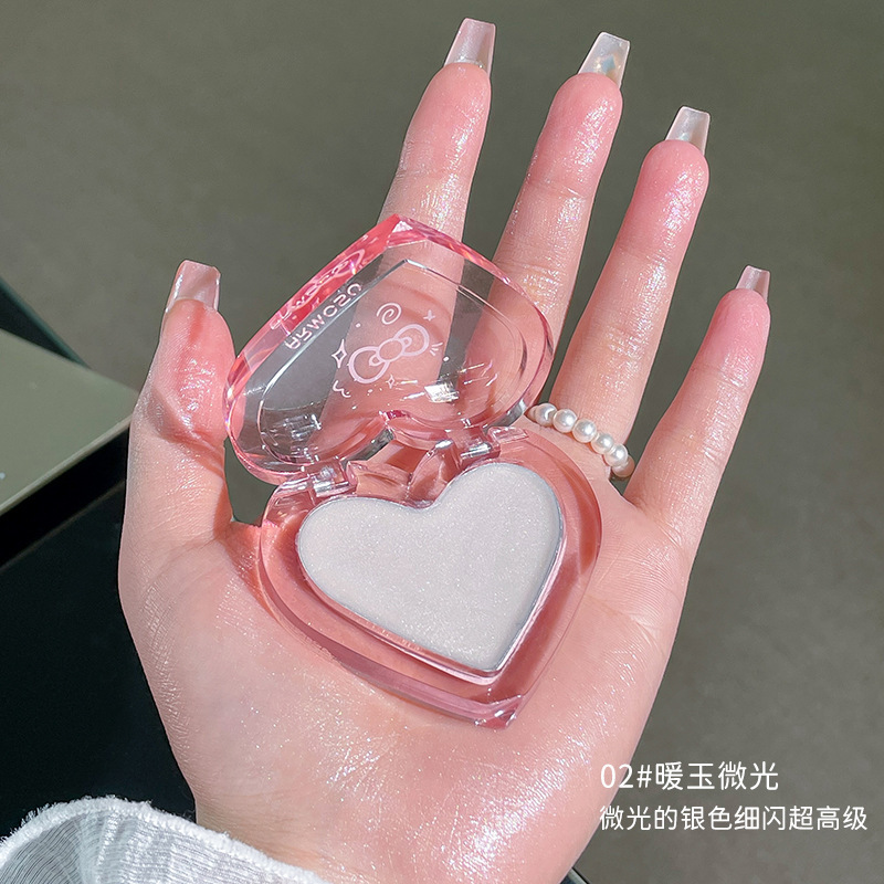 armosu多用水光膏腮红单色水润立体修容自然清透细闪高光脸部提亮|undefined