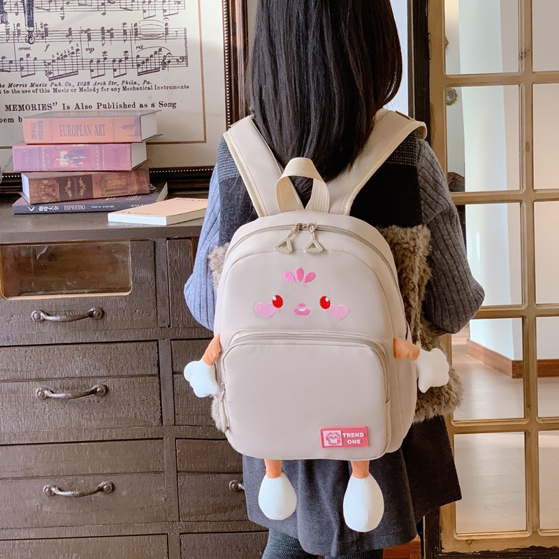 Mochila de clase de estudiantes de primaria de gran capacidad impresa de dibujos animados mochila para niños y niñas otoño e invierno 2025 nueva mochila infantil