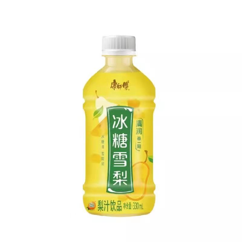 康师傅冰糖雪梨330ml*6瓶装饮料绿冰红茶茉莉蜜茶居家解腻饮品|undefined