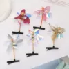 Laser pinwheel hair clip [mixed colors]