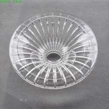 欧式风格水晶灯弯管支撑臂花形玻璃碗碟 蜡烛灯吊灯配件