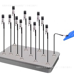 アップグレード版モデル着色金属ワニクリップベースワニクリップ磁気ベースワニクリップは任意に曲げることができる