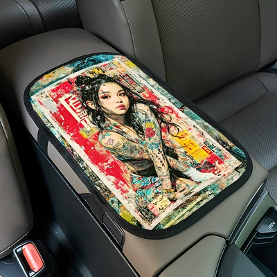 patterns, sponge car interior accessories, Armrest box pad - zkfs039