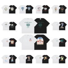 卡萨布兰卡25春夏季幻境之门星空城堡casa字母logo短袖情侣T恤潮
