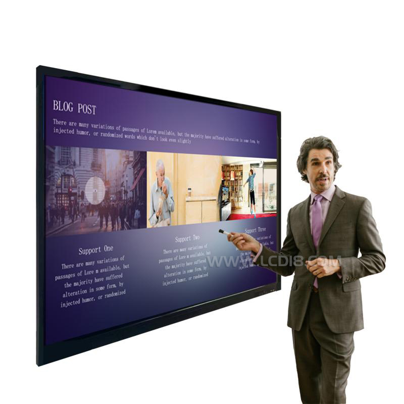 会议教学平板一体机智能电子白板超大显示器触摸屏投屏 4K 电视机