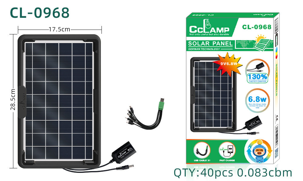Nuevo panel solar fotovoltaico sistema fotovoltaico de silicio monocristalino módulo de generación de energía recargable panel fotovoltaico al aire libre