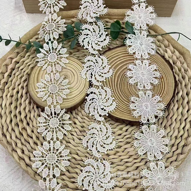 精品条码迪光刺绣蕾丝花边 鞋子服装连衣裙包包洛丽塔床品diy辅料