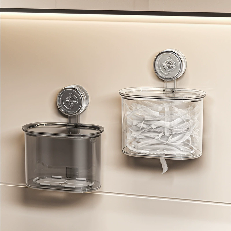 Присоска для хранения полиэтиленовой пленки Настенная коробка для хранения для кухни