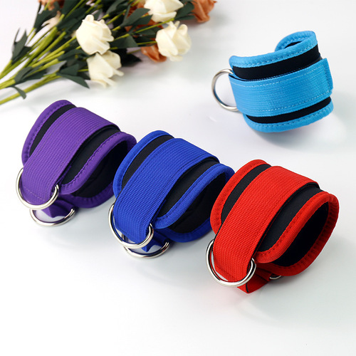 Dragon frame ankle strap for glute and thigh strength fitness training equipment with tension rope assist band