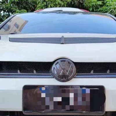 Volkswagen Golf 7 14-17 üçün parlaq qara karbon lifli ön barmaqlıq