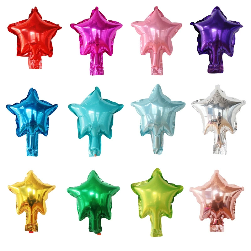 5-дюймовая звезда пятиконечная звезда Алюминиевая Пленка воздушный шар праздничный воздушный шар игрушечный воздушный шар свадебная комната День рождения украшение воздушный шар