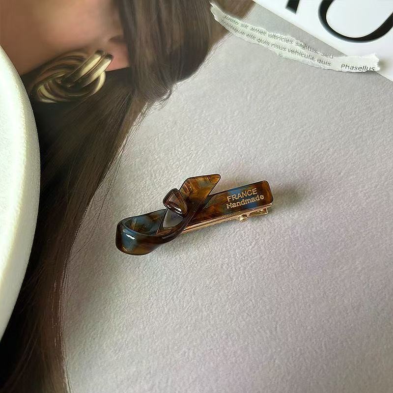 A3-아세테이트 사이드 클립-블루 브라운