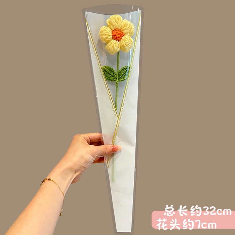 Single finished product of small yellow flowers