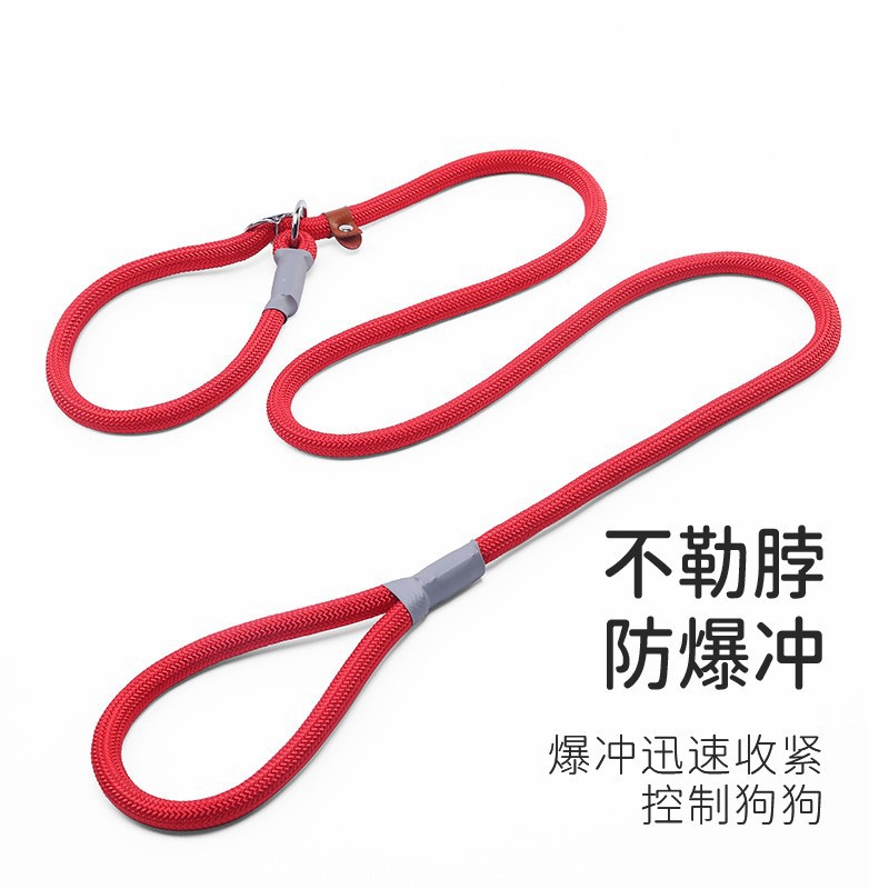 Correa de perro transfronteriza perros medianos y grandes hebilla de seguridad universal collar de cadena de perro para caminar P cadena de suministros para mascotas al por mayor