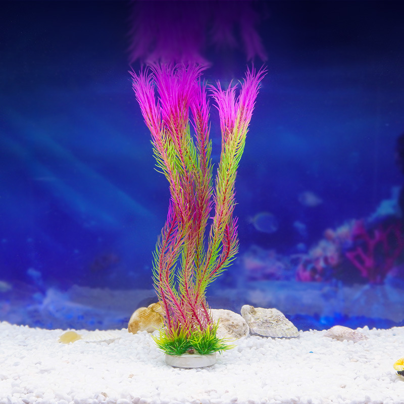 Suministros de flores falsas de paisajismo Simulación de plantas acuáticas al por mayor Especial transfronterizo Simulación de hierba de cola de perro Plástico Flor decorativa de hierba de ciempiés