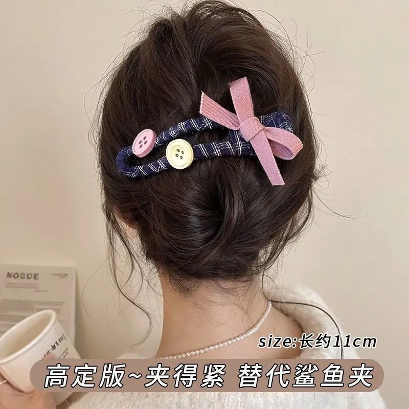 女性の後頭部用のかわいい犬のヘアピン 2025 新しいホットスタイルのハイエンドヘアピンカモノハシクリップ漫画の頭飾り|undefined