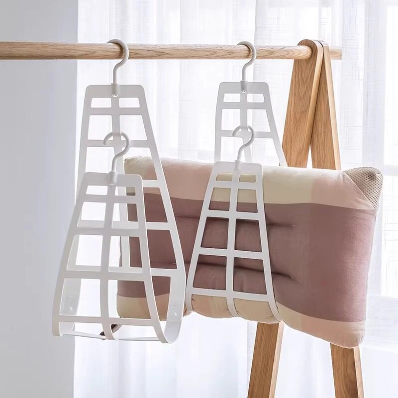 ベランダ用枕干しフック、窓辺防風枕干し専用ラック、室内靴干しラック、多機能枕乾燥ネット|undefined