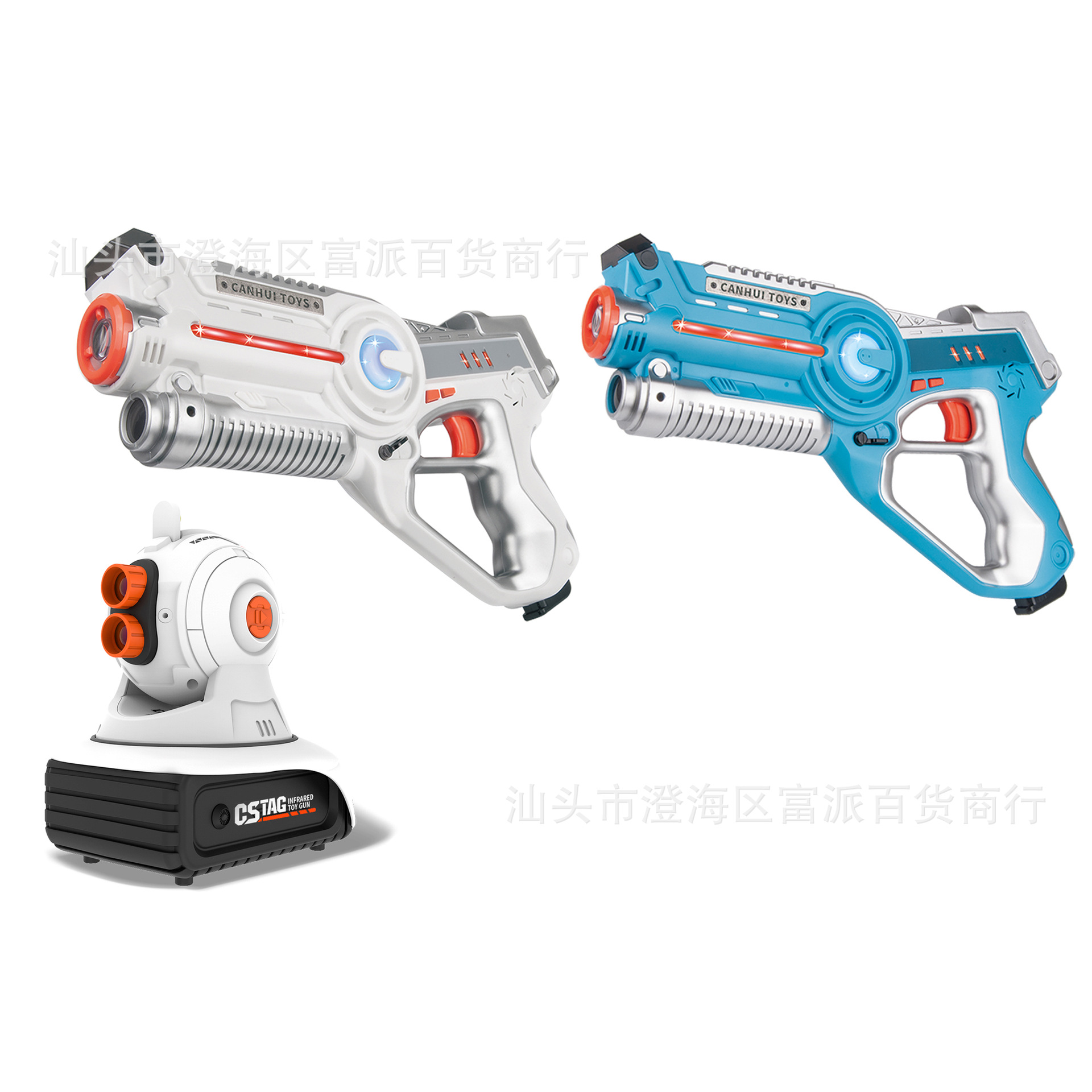 Proyección de inducción láser infrarroja eléctrica transfronteriza para niños, proyección de inducción de pistola láser interactiva CS en vivo, juguete