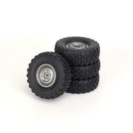 兰达科技遥控车DIY升级改装攀爬越野模型真空轮胎套装配件L0001
