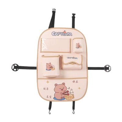 Car Seat Back Storage Bag Chair back anti-kick pad - capibala-anti-kick-pad