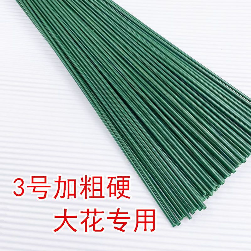 Hijau / 3mm tebal 40cm panjang 100 buah