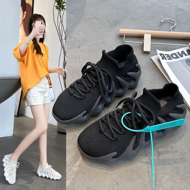 Coconut shoes 2021 new pattern motion leisure time Breathable mesh Volcano Socks