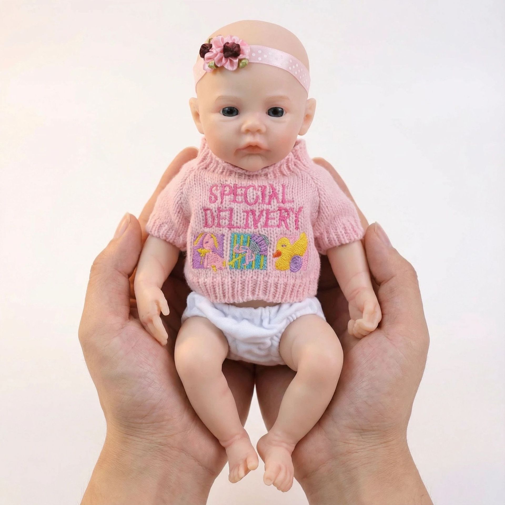 12 pulgadas Q Bullet polvo sólido suéter camisa meadow `simulación muñeca juguete para niños Navidad sólida silicona