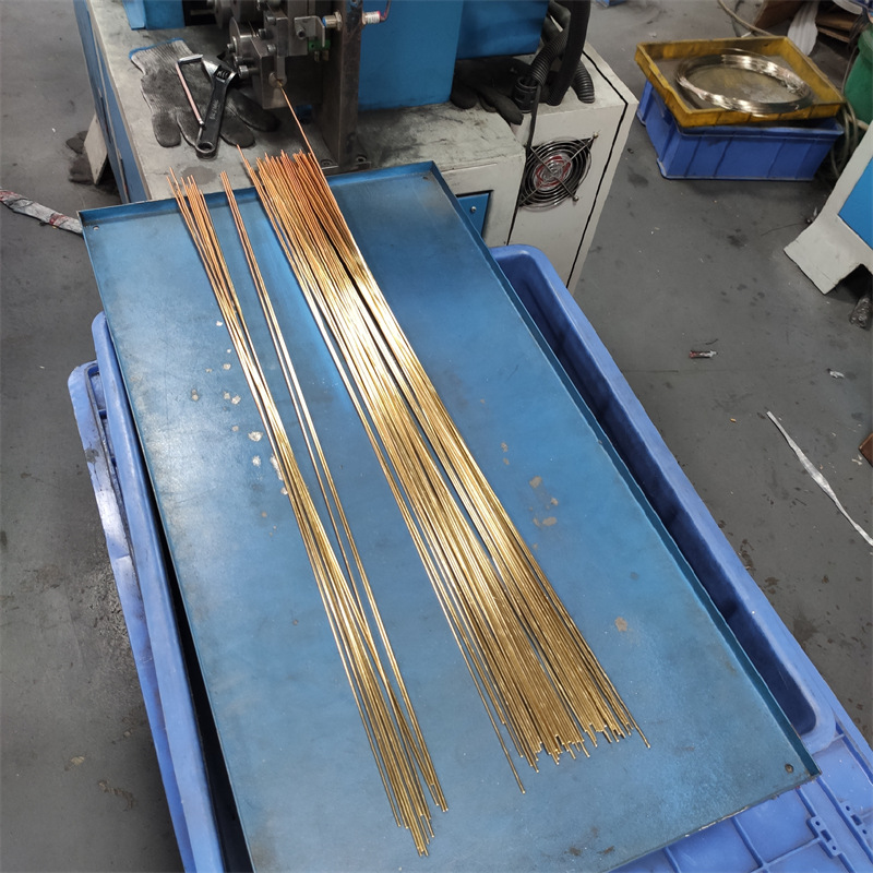 diy手工饰品装饰H65黄铜丝2mm小鸟钥匙扣用硬铜条H62黄铜线调直棒