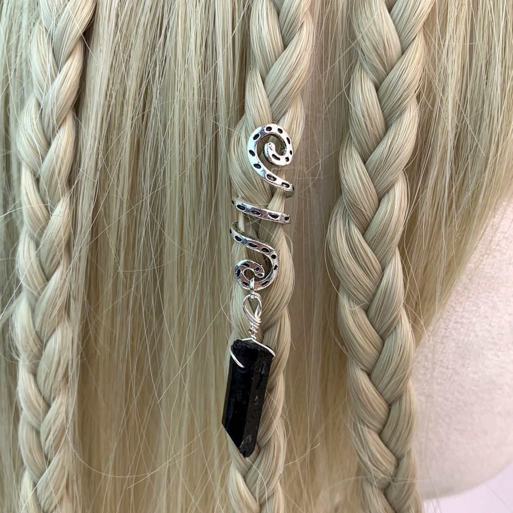 Women's Retro Waves Alloy Handmade Hair Chain display picture 2