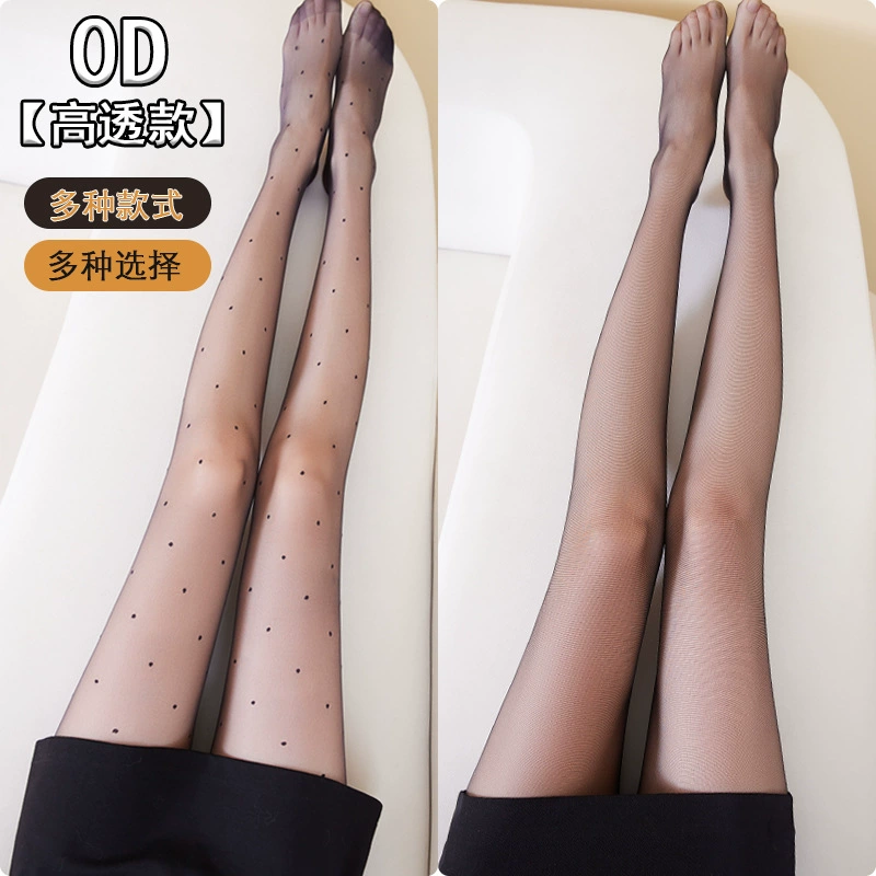 Mint black autumn thin sexy tights