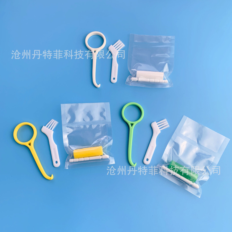 取り外しフック 噛む接着剤 小ブラシセット 取り外しフック 矯正フック スティック付き 噛む接着剤 義歯ブラシ 組み合わせ 矯正器具 取り外しフック|undefined