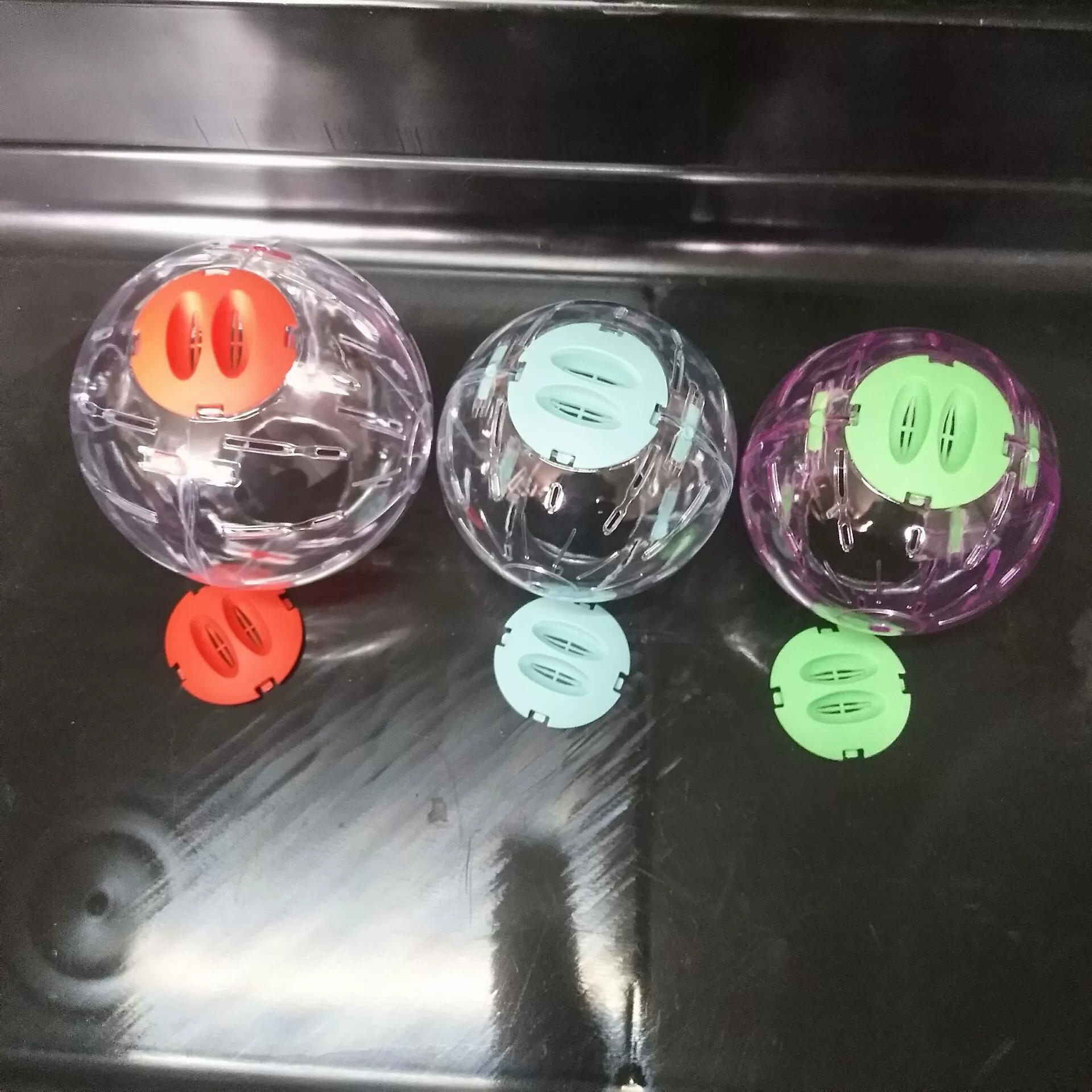 Мяч-бегалка для хомяков Pet Bol с простым замком, маленькая игрушка для животных, дышащее колесо для бега для хомяков.