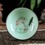 功夫彩绘陶瓷浮雕品茗杯