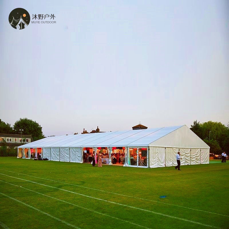 Muye exposición de eventos al aire libre a gran escala exhibición punto escénico tienda de almacenamiento de aleación de aluminio hotel tienda de bodas venta caliente