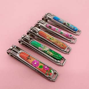 High-end portable household nail scissors anti-splash nail clippers bulk nail clippers flat carbon steel nail clippers