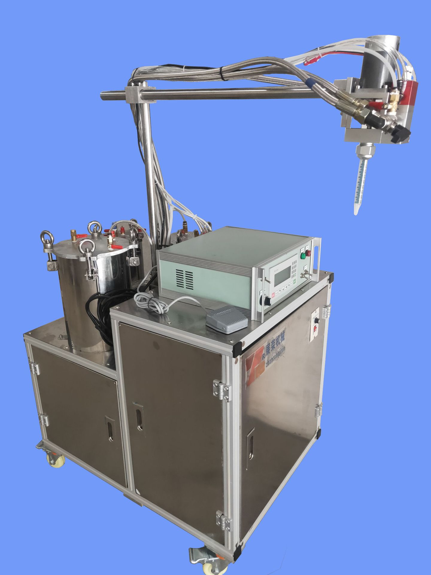 AB小型齿轮泵灌胶机，小型点胶机，环氧树脂注胶机，小流量点胶机