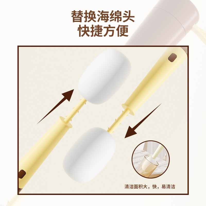 Cepillo de la tapa de la taza cepillo de tres en uno multifuncional taza de vacío taza de agua taza de alimentación botella taza boca artefacto de limpieza de silicona