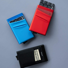 Amazon's same automatic credit card box, aluminum alloy bank card holder, automatic pop-up card box