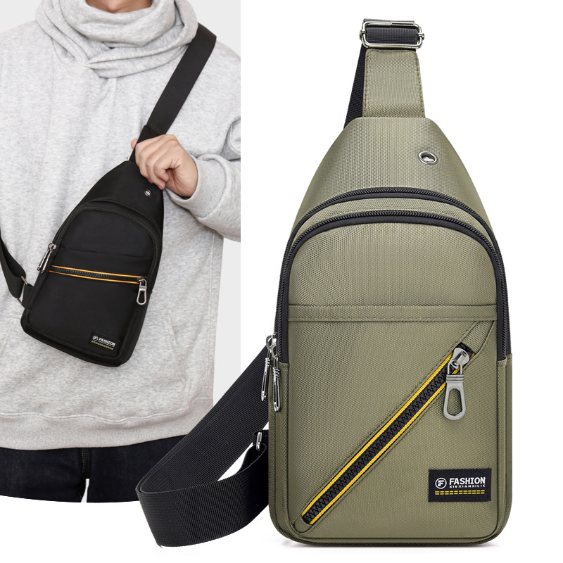 2025 nuevo bolso de pecho de hombre multifuncional al aire libre bolso de mochila deportiva de bicicleta de gran capacidad multifuncional bolso de hombro casual