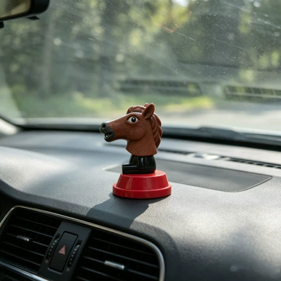 Decoration, Desktop Small Gift, Car ornaments - 558com-gross-weight-43g-get-rich-immediately-brown