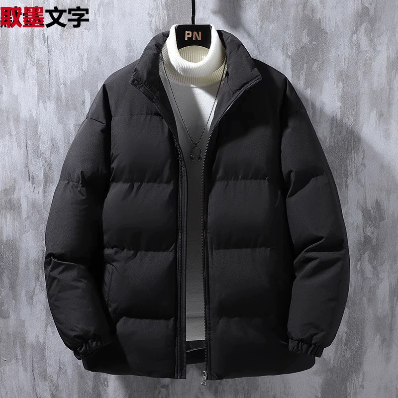 Demi-season trend short warm down jacket, increased thickness
