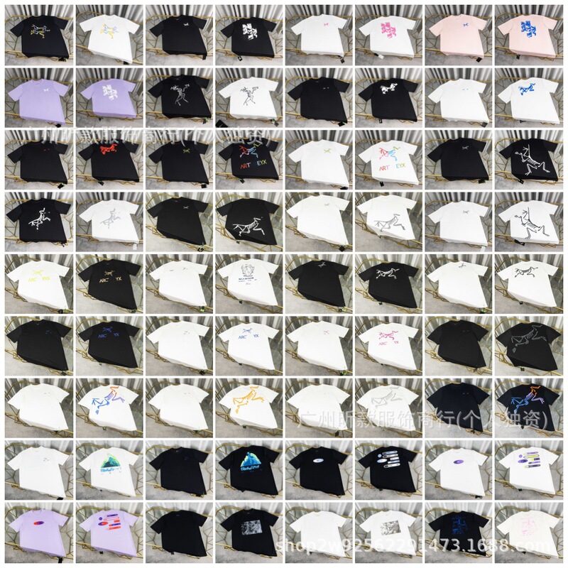 Cross-Border 26Ss High-End Version Arc Arc'Teryx Summer High-Quality Couple's Casual Round-Neck Short-Sleeve T-Shirt Unisex