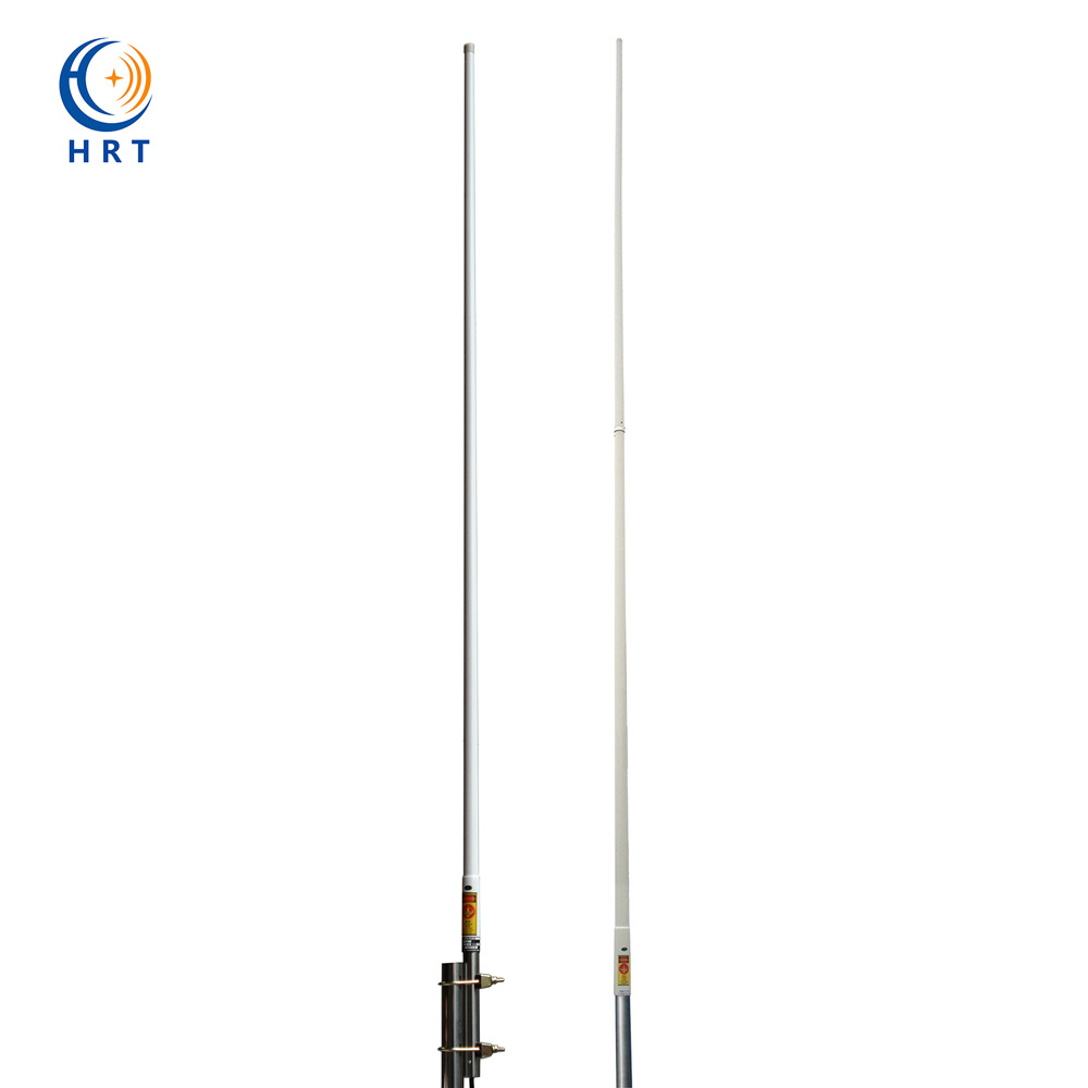 直销VHF134-173MHz 8.5dbi 高增益4.7米双节白色全向玻璃钢天线