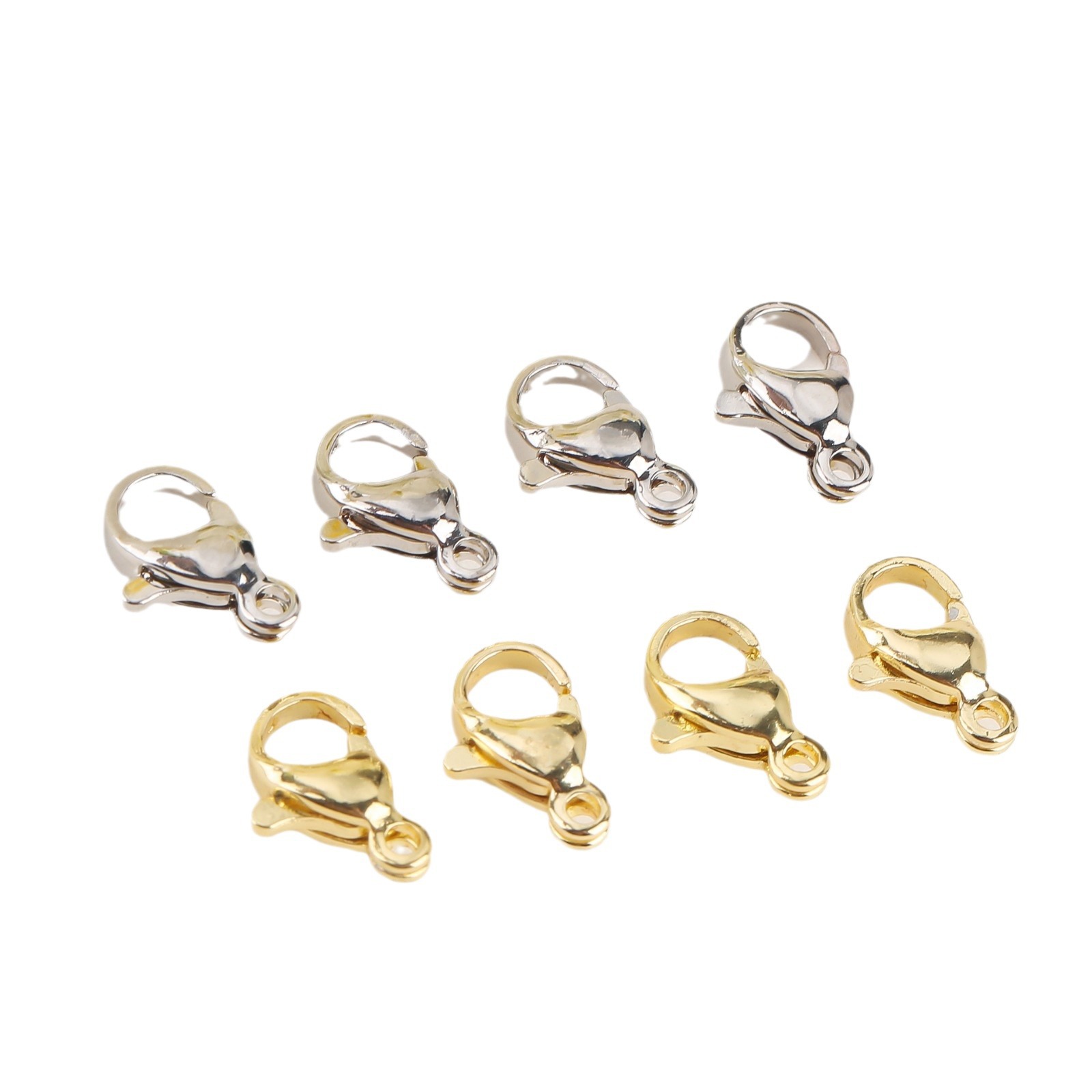 18K Gold-Plated Color-Preserving Lobster Clasp DIY Accessories Necklace Bracelet Chain Connector End Clasp Jewelry Clasp Wholesale
