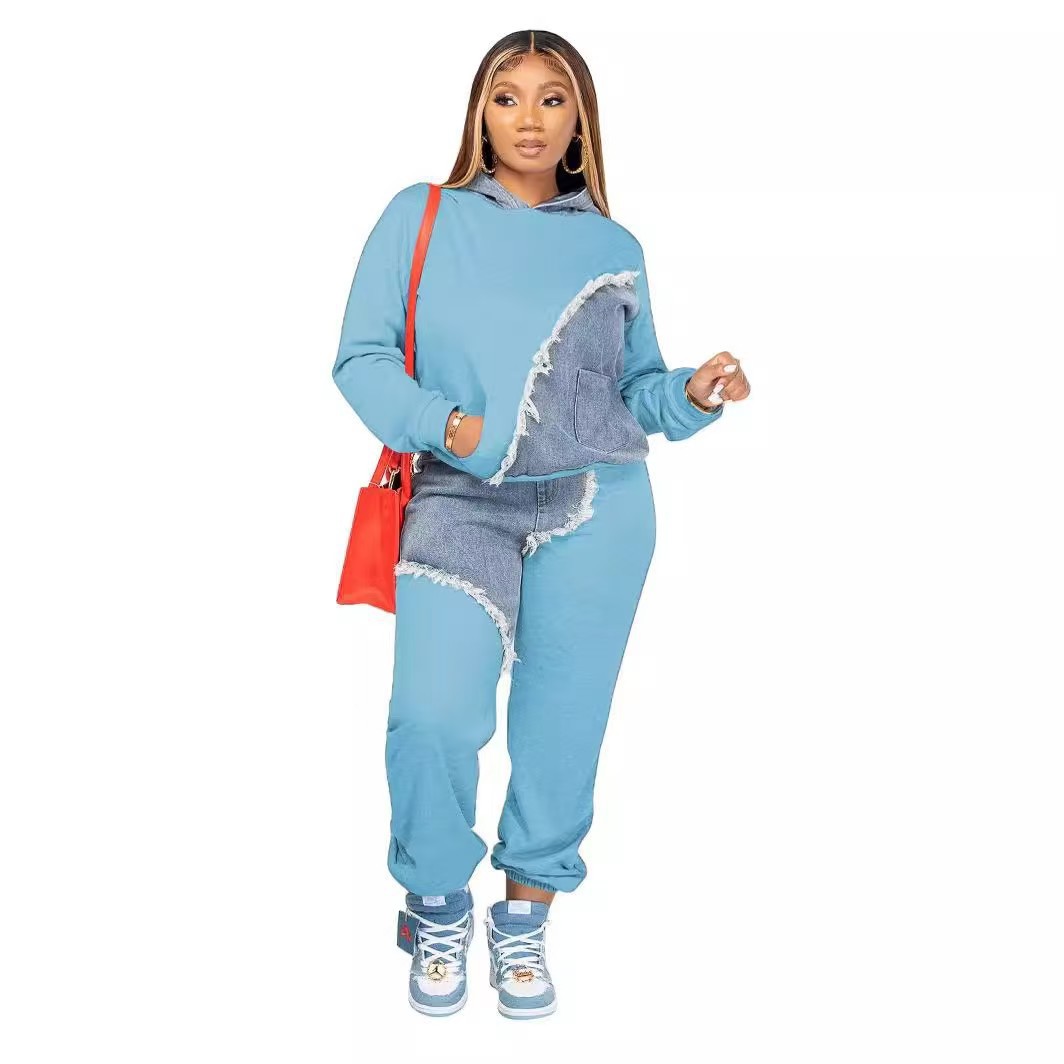 2024 European And American Cross-Border Versatile Women's Clothing Independent Fashion Casual Sports Sweatshirt_ecoleips.com