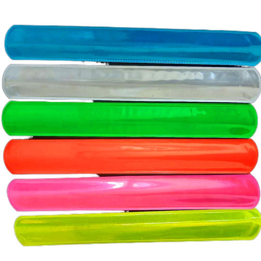 Correa reflectante de conducción de Amazon Correa de muñeca Pulsera fluorescente de anillo reflectante Banda de advertencia deportiva 5 colores