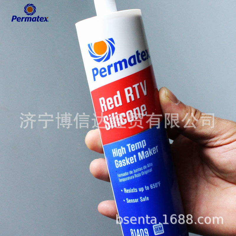 Permatex High temp Red RTV Silicone Gasket 81409高温红胶26C